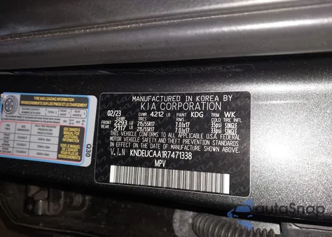 2024 Kia Seltos S из США, поврежденный, VIN KNDEUCAA1R7471338